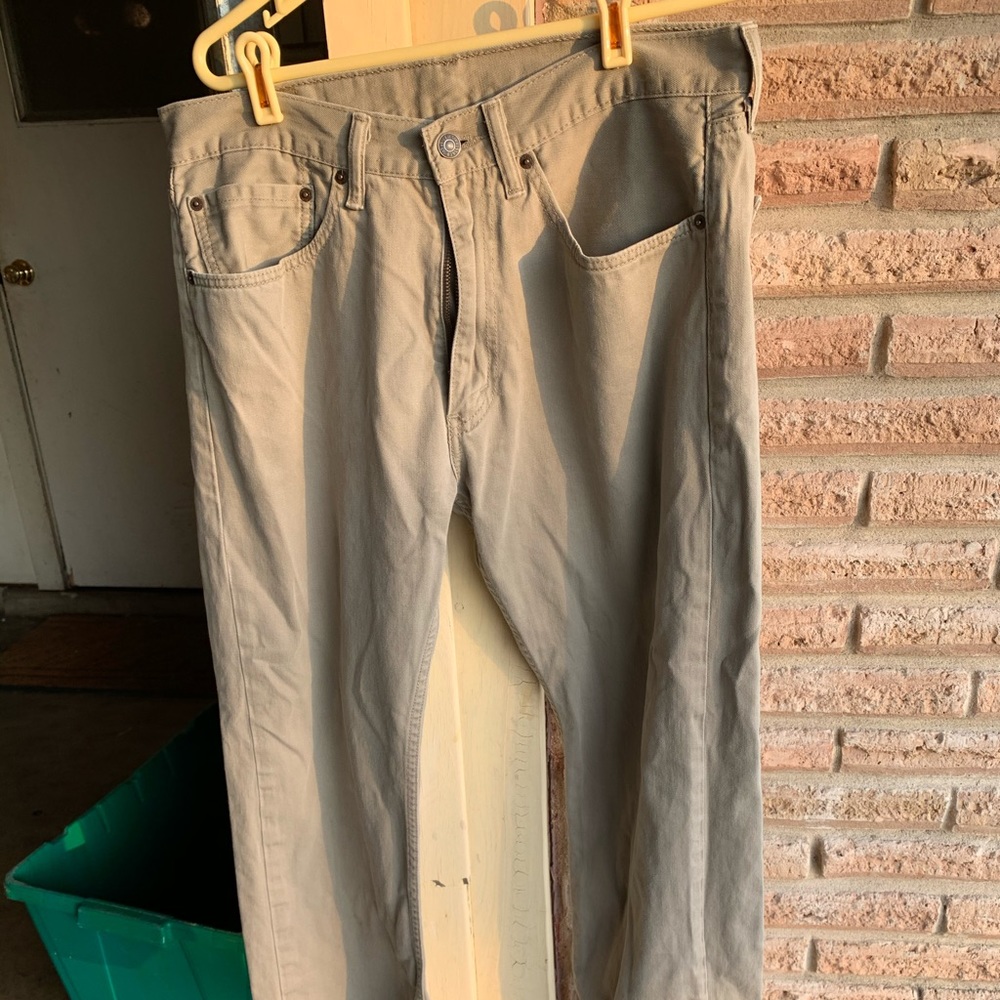 Levi vintage white tab 505 34x30 tan color
